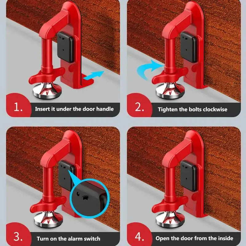 Door alarm for travel security