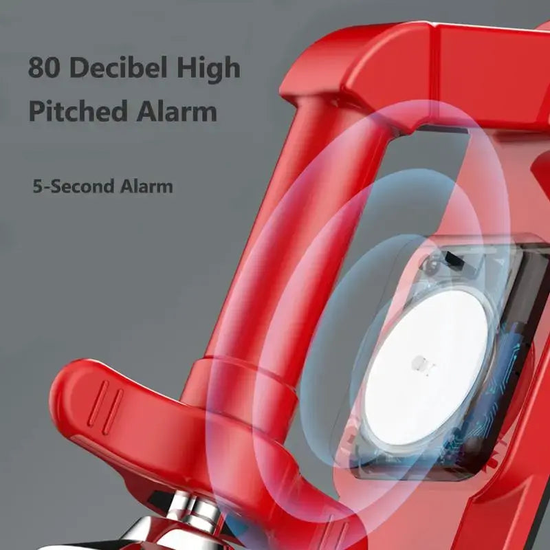Adjustable door alarm stopper